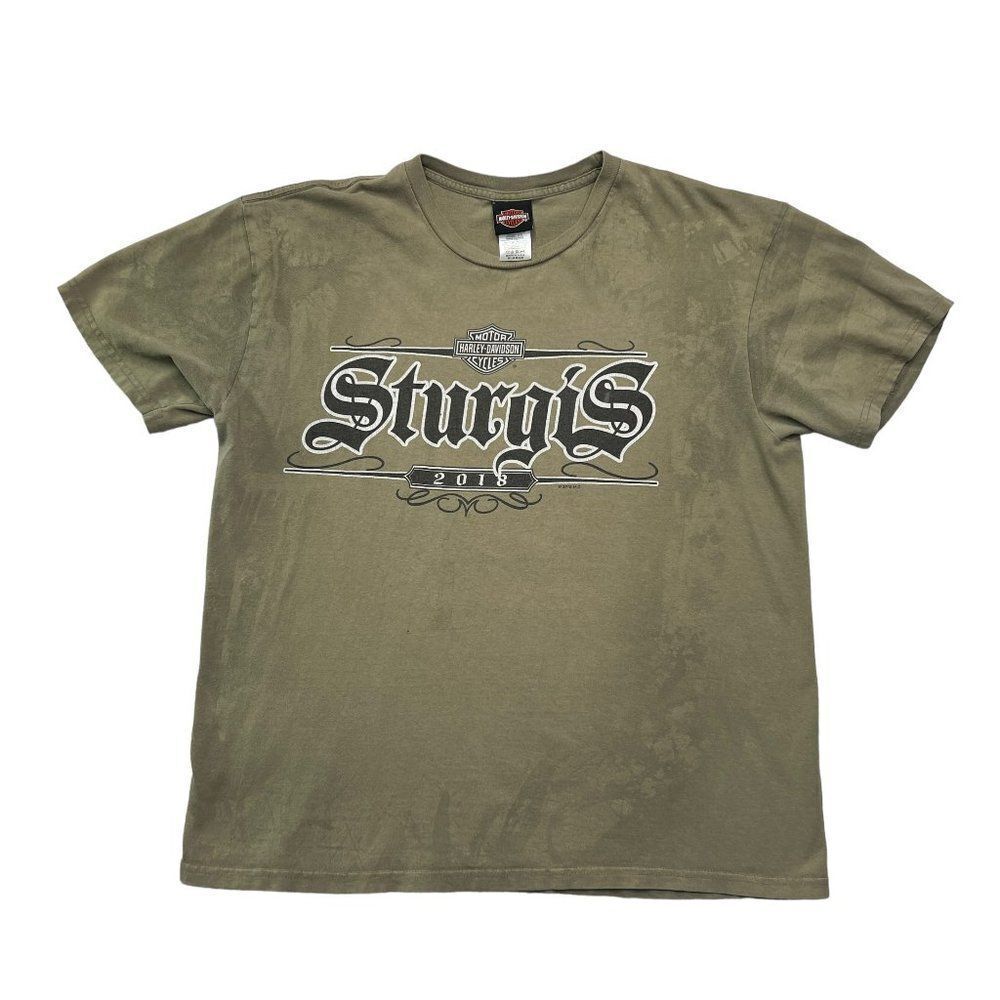Harley Davidson Men's 2018 Sturgis Black Hills Rapid City South Dakota T-Shirt